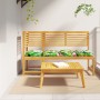 Cojines de palets para asiento 4 pcs Jungla tropical 40x40x8 cm Tela Oxford de , Cojines para sillas y sofás - Ref: Foro24-42...