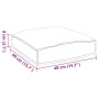 Cojines de palets para asiento 4 pcs Jungla tropical 40x40x8 cm Tela Oxford de , Cojines para sillas y sofás - Ref: Foro24-42...