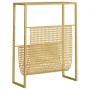 Golden steel magazine rack 35x15x45 cm by vidaXL, Magazine racks - Ref: Foro24-331669, Price: 49,15 €, Discount: %
