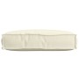 Cojín de Pallet para Asiento Crema 60x40x8 cm Tela Oxford de , Cojines para sillas y sofás - Ref: Foro24-42001610, Precio: 28...