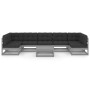 Set de muebles de jardín 8 pzas con cojines madera pino gris de vidaXL, Conjuntos de jardín - Ref: Foro24-3077191, Precio: 72...