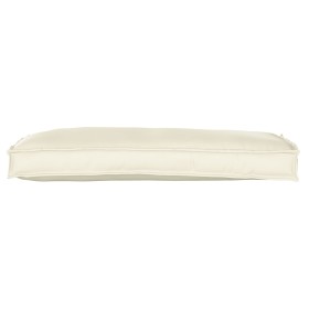 Cojín de Palet para Banco Crema 100x40x8 cm Tejido Oxford de , Cojines para sillas y sofás - Ref: Foro24-42001620, Precio: 35...