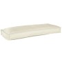 Cojín de Palet para Banco Crema 100x40x8 cm Tejido Oxford de , Cojines para sillas y sofás - Ref: Foro24-42001620, Precio: 35...