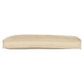 Cojín de Palet para Banco Beige 100x40x8 cm Tela Oxford de , Cojines para sillas y sofás - Ref: Foro24-42001621, Precio: 35,8...
