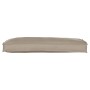 Cojín para Palet para Banco Taupe 100x40x8 cm Tela Oxford de , Cojines para sillas y sofás - Ref: Foro24-42001623, Precio: 35...