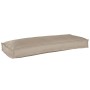 Cojín para Palet para Banco Taupe 100x40x8 cm Tela Oxford de , Cojines para sillas y sofás - Ref: Foro24-42001623, Precio: 35...