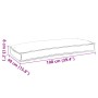 Cojín para Palet para Banco Taupe 100x40x8 cm Tela Oxford de , Cojines para sillas y sofás - Ref: Foro24-42001623, Precio: 35...