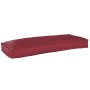 Cojín de Palets para Banco Rojo Vino 100x40x8 cm Tela Oxford de , Cojines para sillas y sofás - Ref: Foro24-42001624, Precio:...