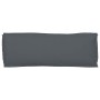 Cojín Exterior Antracita Poliéster 110 cm x 40 cm x 8 cm de , Cojines para sillas y sofás - Ref: Foro24-42001628, Precio: 36,...
