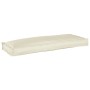 Cojín para Palets Crema 110x40x8 cm Tela Oxford de , Cojines para sillas y sofás - Ref: Foro24-42001630, Precio: 36,53 €, Des...