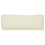 Cojín para Palets Crema 110x40x8 cm Tela Oxford de , Cojines para sillas y sofás - Ref: Foro24-42001630, Precio: 36,53 €, Des...