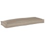 Cojín de Pallet para Banco Taupe 110x40x8 cm Tejido Oxford de , Cojines para sillas y sofás - Ref: Foro24-42001633, Precio: 3...