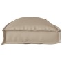 Cojín de Pallet para Banco Taupe 110x40x8 cm Tejido Oxford de , Cojines para sillas y sofás - Ref: Foro24-42001633, Precio: 3...