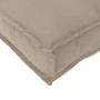 Cojín de Pallet para Banco Taupe 110x40x8 cm Tejido Oxford de , Cojines para sillas y sofás - Ref: Foro24-42001633, Precio: 3...
