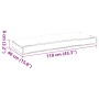 Cojín de Pallet para Banco Taupe 110x40x8 cm Tejido Oxford de , Cojines para sillas y sofás - Ref: Foro24-42001633, Precio: 3...
