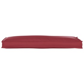 Cojín de palet para banco rojo vino 110x40x8 cm tejido Oxford de , Cojines para sillas y sofás - Ref: Foro24-42001634, Precio...