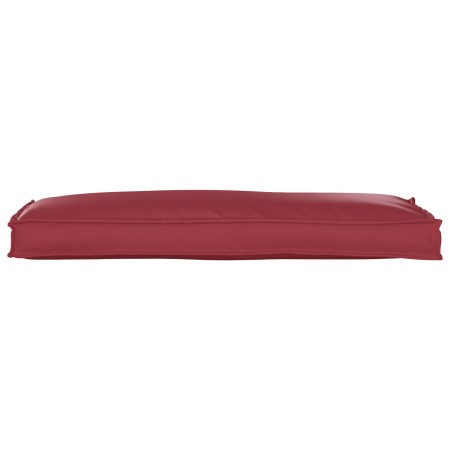 Cojín de palet para banco rojo vino 110x40x8 cm tejido Oxford de , Cojines para sillas y sofás - Ref: Foro24-42001634, Precio...