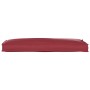 Cojín de palet para banco rojo vino 110x40x8 cm tejido Oxford de , Cojines para sillas y sofás - Ref: Foro24-42001634, Precio...
