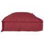 Cojín de palet para banco rojo vino 110x40x8 cm tejido Oxford de , Cojines para sillas y sofás - Ref: Foro24-42001634, Precio...