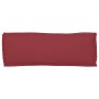 Cojín de palet para banco rojo vino 110x40x8 cm tejido Oxford de , Cojines para sillas y sofás - Ref: Foro24-42001634, Precio...