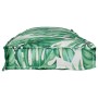Cojín de Palet para Banco Patrón de Hojas 110x40x8 cm Tela Oxford de , Cojines para sillas y sofás - Ref: Foro24-42001636, Pr...