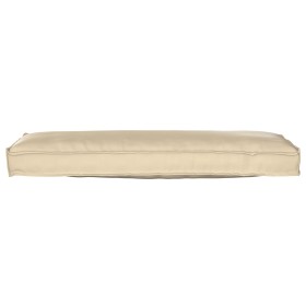 Cojín de Palet para Banco Beige 120x40x8 cm Tela Oxford de , Cojines para sillas y sofás - Ref: Foro24-42001641, Precio: 38,6...