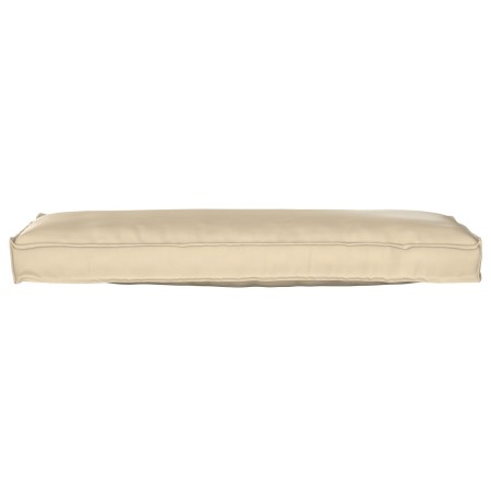 Cojín de Palet para Banco Beige 120x40x8 cm Tela Oxford de , Cojines para sillas y sofás - Ref: Foro24-42001641, Precio: 38,6...