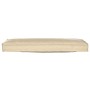 Cojín de Palet para Banco Beige 120x40x8 cm Tela Oxford de , Cojines para sillas y sofás - Ref: Foro24-42001641, Precio: 38,6...