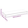 Cojín de Palet para Banco Beige 120x40x8 cm Tela Oxford de , Cojines para sillas y sofás - Ref: Foro24-42001641, Precio: 38,6...