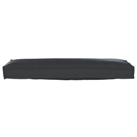 Cojín de Pallet para Banco Negro 120x40x8 cm Tejido Oxford de , Cojines para sillas y sofás - Ref: Foro24-42001642, Precio: 3...