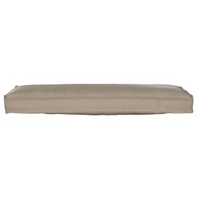 Cojín de Palet para Banco Taupe 120x40x8 cm Tejido Oxford de , Cojines para sillas y sofás - Ref: Foro24-42001643, Precio: 47...