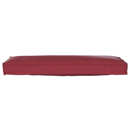 Cojín de palet para banco rojo vino 120x40x8 cm de , Cojines para sillas y sofás - Ref: Foro24-42001644, Precio: 38,36 €, Des...