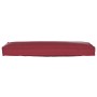 Cojín de palet para banco rojo vino 120x40x8 cm de , Cojines para sillas y sofás - Ref: Foro24-42001644, Precio: 38,36 €, Des...
