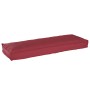 Cojín de palet para banco rojo vino 120x40x8 cm de , Cojines para sillas y sofás - Ref: Foro24-42001644, Precio: 38,36 €, Des...