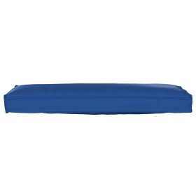 Cojín de palet para banco azul real 120x40x8 cm Tela Oxford de , Cojines para sillas y sofás - Ref: Foro24-42001645, Precio: ...