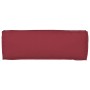 Cojín de palet para banco rojo vino 120x40x8 cm de , Cojines para sillas y sofás - Ref: Foro24-42001644, Precio: 38,36 €, Des...