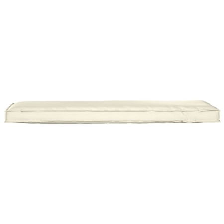 Cojín de Pallet para Banco Crema 140x40x8 cm Tela Oxford de , Cojines para sillas y sofás - Ref: Foro24-42001650, Precio: 40,...