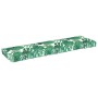 Cojín de Palets para Banco Patrón de Hojas 140x40x8 cm Tela Oxford de , Cojines para sillas y sofás - Ref: Foro24-42001656, P...