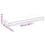 Cojín para exterior Burdeos Poliéster 150cm x 40cm x 7cm de , Cojines para sillas y sofás - Ref: Foro24-42001664, Precio: 41,...