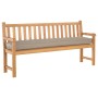 Cojín de Exterior Taupe Poliéster Grande Duradero Rectangular de , Cojines para sillas y sofás - Ref: Foro24-42001683, Precio...