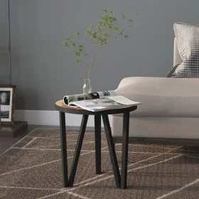 Black and yellow MDF coffee table Ø35 cm by vidaXL, Side tables - Ref: Foro24-331665, Price: 31,54 €, Discount: %