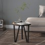 Mesita de centro MDF negro y amarillo Ø35 cm de vidaXL, Mesas auxiliares - Ref: Foro24-331665, Precio: 32,26 €, Descuento: %