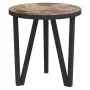 Black and yellow MDF coffee table Ø35 cm by vidaXL, Side tables - Ref: Foro24-331665, Price: 31,54 €, Discount: %