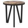 Black and yellow MDF coffee table Ø35 cm by vidaXL, Side tables - Ref: Foro24-331665, Price: 31,54 €, Discount: %