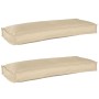Cojines para sillas y sofás Beige Poliéster Mediano Cojines de , Cojines para sillas y sofás - Ref: Foro24-42001691, Precio: ...