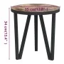 Black and yellow MDF coffee table Ø35 cm by vidaXL, Side tables - Ref: Foro24-331665, Price: 31,54 €, Discount: %