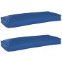 Cojines de palet  para banco 2 pcs azul real 100x40x8 cm | Foro24.es | Tu tienda online para hogar, jardín y más Foro24.es