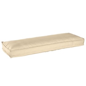 Cojín de Patio Beige Poliéster Grande Cojín de Sofá Rectangular de , Cojines para sillas y sofás - Ref: Foro24-42001701, Prec...