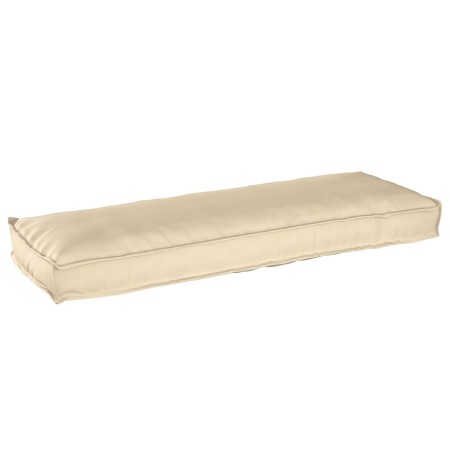 Cojín de Patio Beige Poliéster Grande Cojín de Sofá Rectangular de , Cojines para sillas y sofás - Ref: Foro24-42001701, Prec...