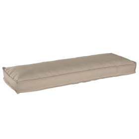 Cojín Exterior Taupe Poliéster 120 x 40 x 8 cm Fundas removibles de , Cojines para sillas y sofás - Ref: Foro24-42001703, Pre...